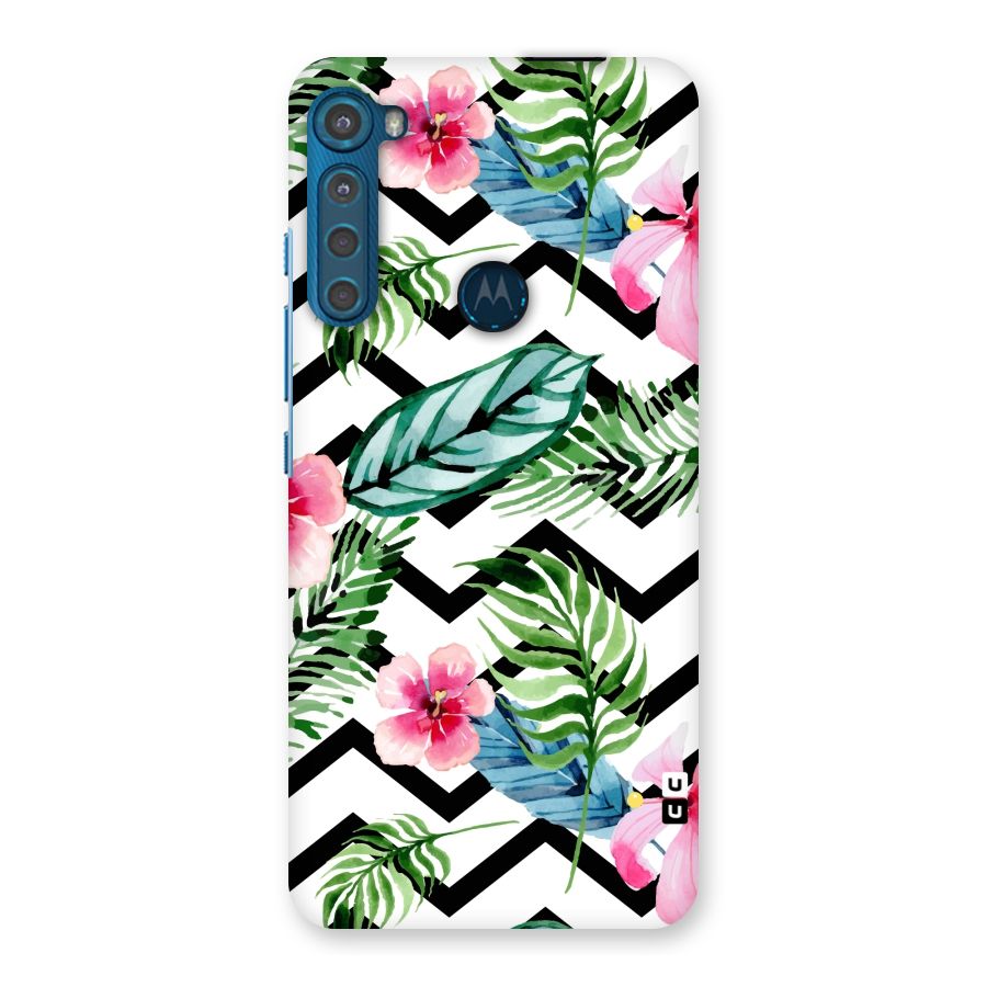 Modern Flowers Back Case for Motorola One Fusion Plus