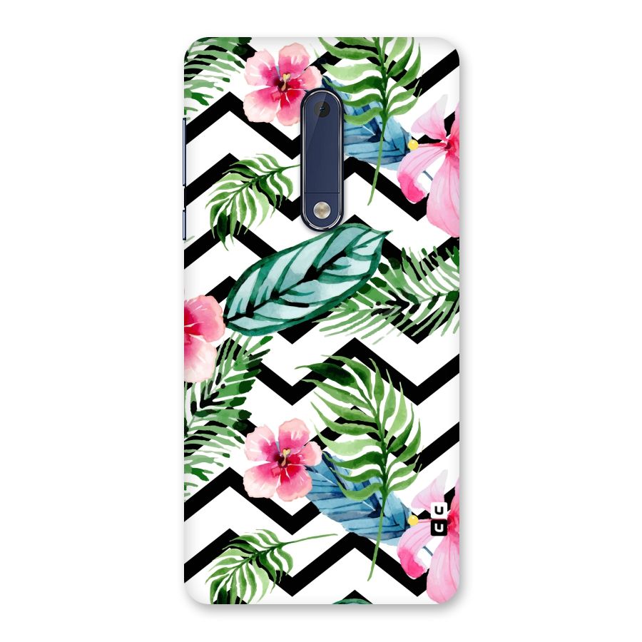 Modern Flowers Back Case for Nokia 5