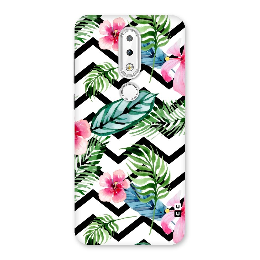 Modern Flowers Back Case for Nokia 6.1 Plus