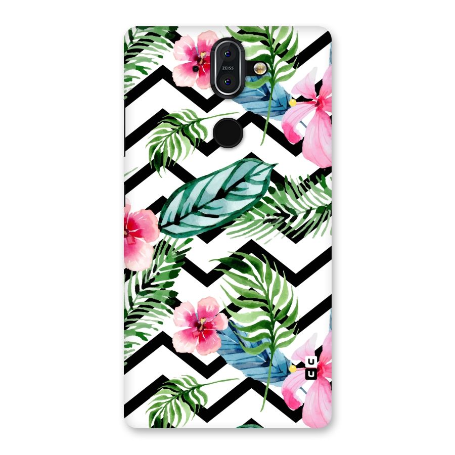 Modern Flowers Back Case for Nokia 8 Sirocco