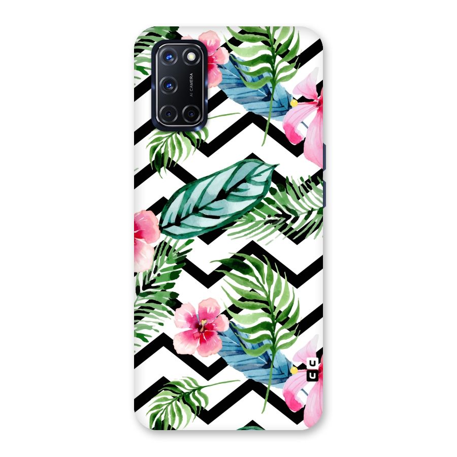 Modern Flowers Back Case for Oppo A52