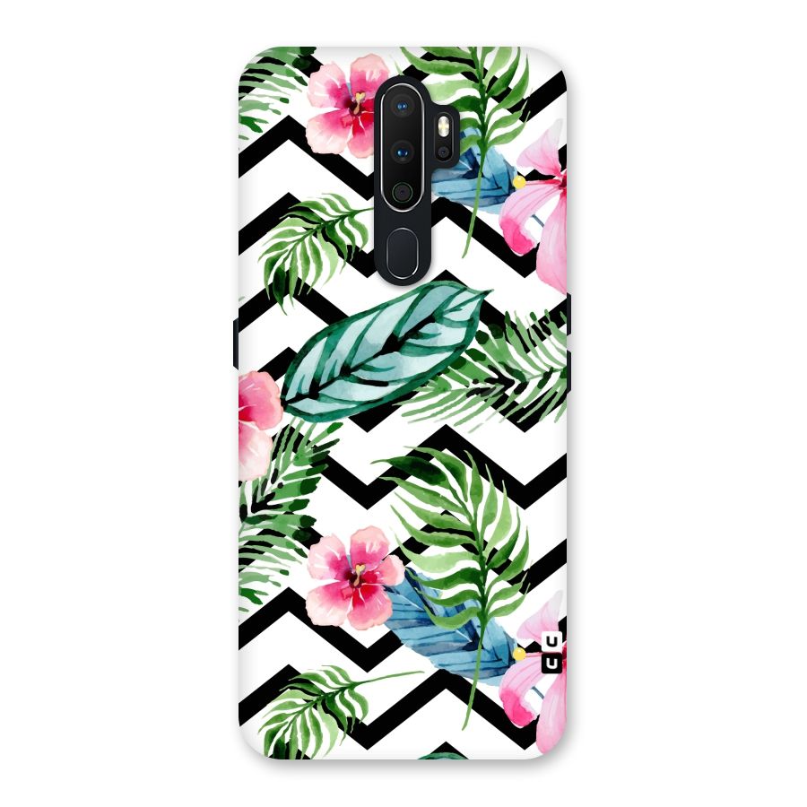 Modern Flowers Back Case for Oppo A5 (2020)