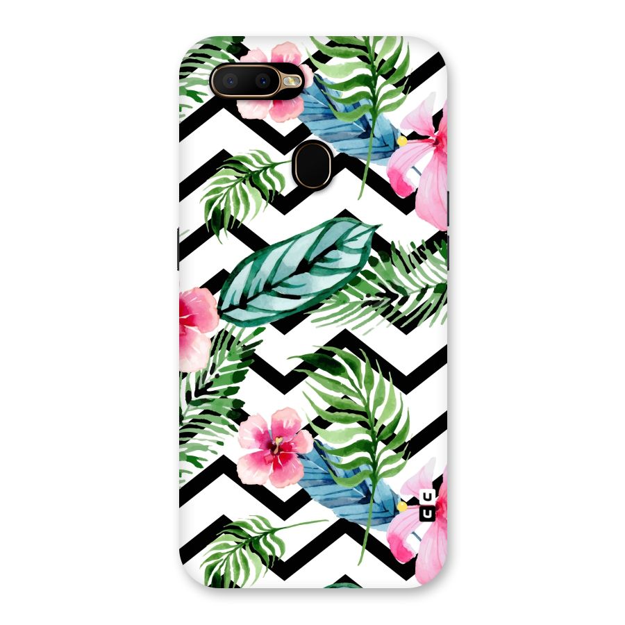 Modern Flowers Back Case for Oppo A5s