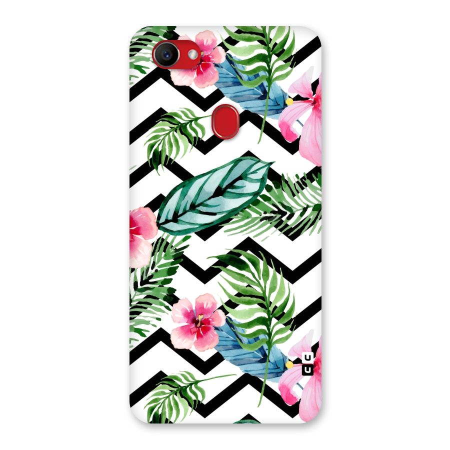 Modern Flowers Back Case for Oppo F7