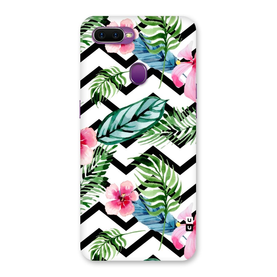 Modern Flowers Back Case for Oppo F9