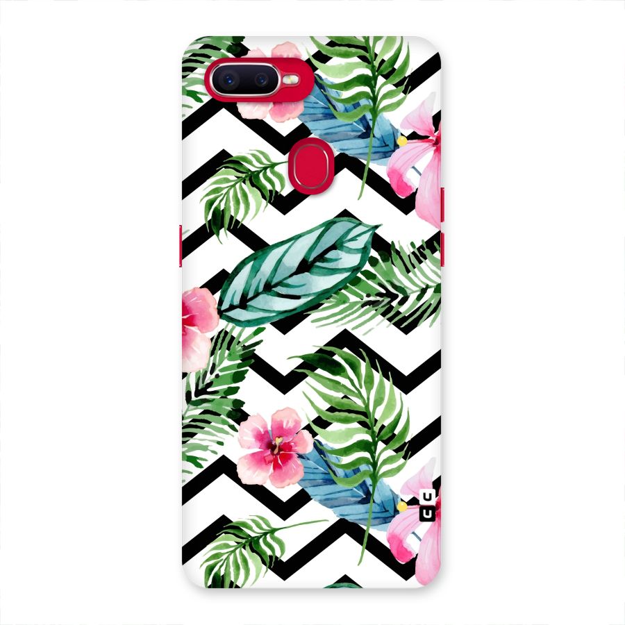 Modern Flowers Back Case for Oppo F9 Pro