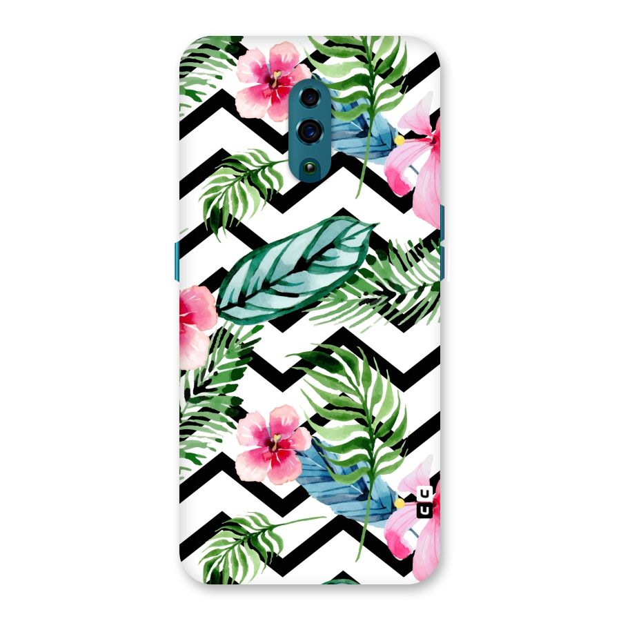 Modern Flowers Back Case for Oppo Reno