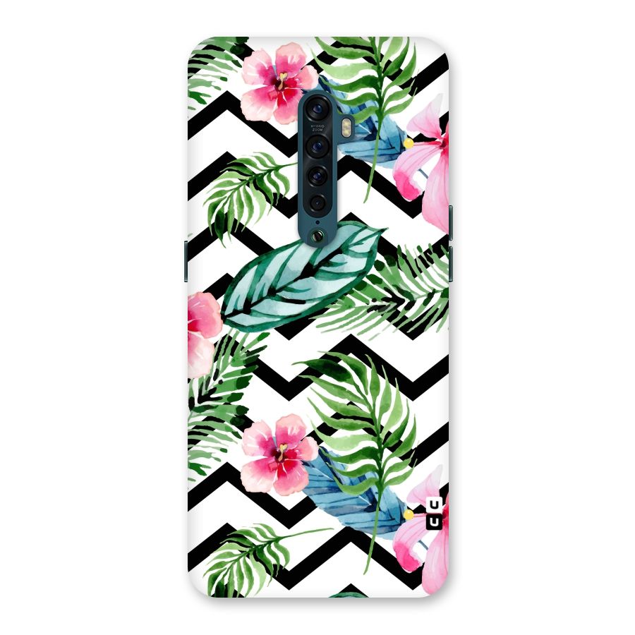Modern Flowers Back Case for Oppo Reno2