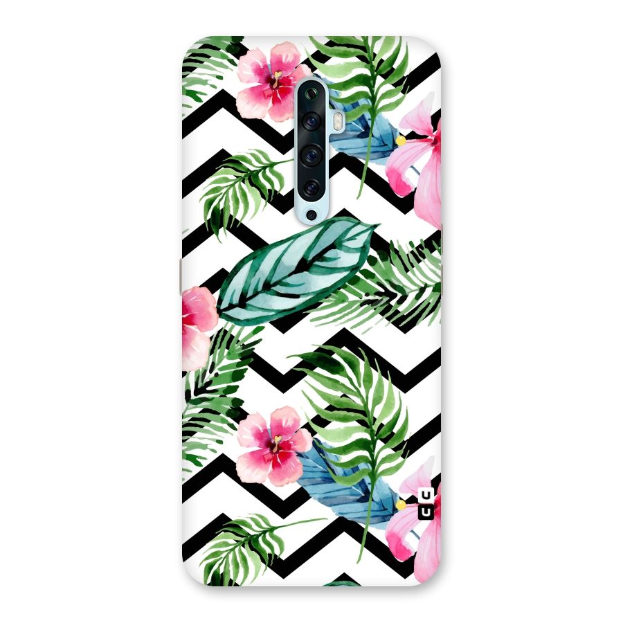 Modern Flowers Back Case for Oppo Reno2 Z