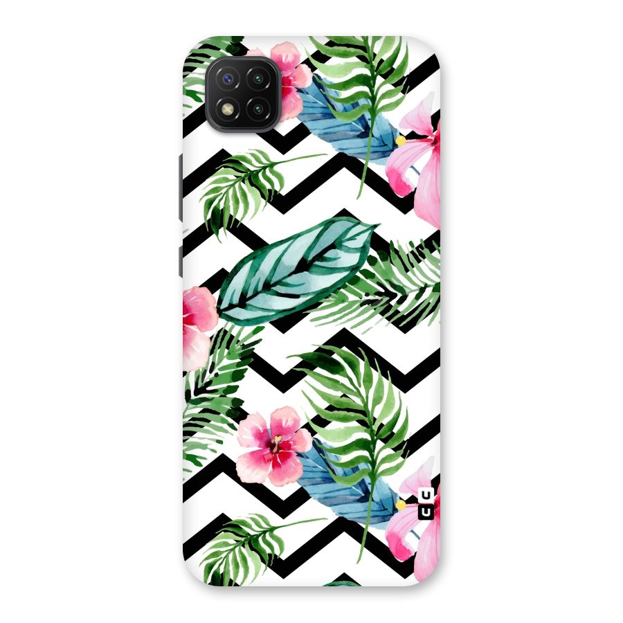 Modern Flowers Back Case for Poco C3