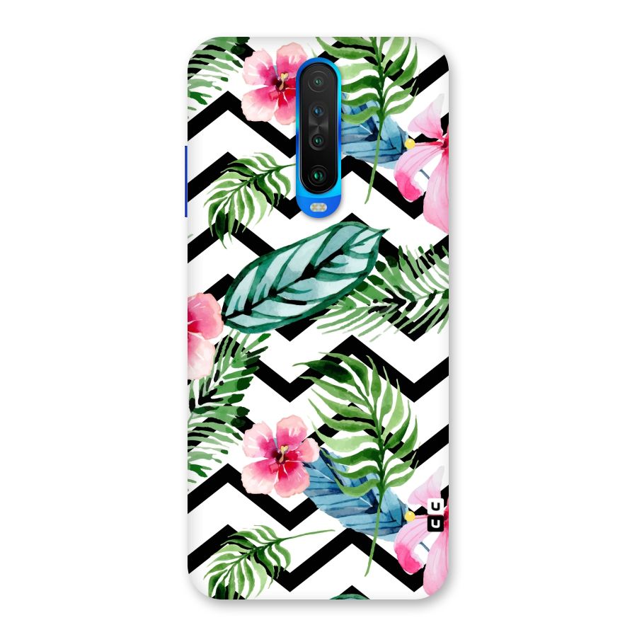 Modern Flowers Back Case for Poco X2
