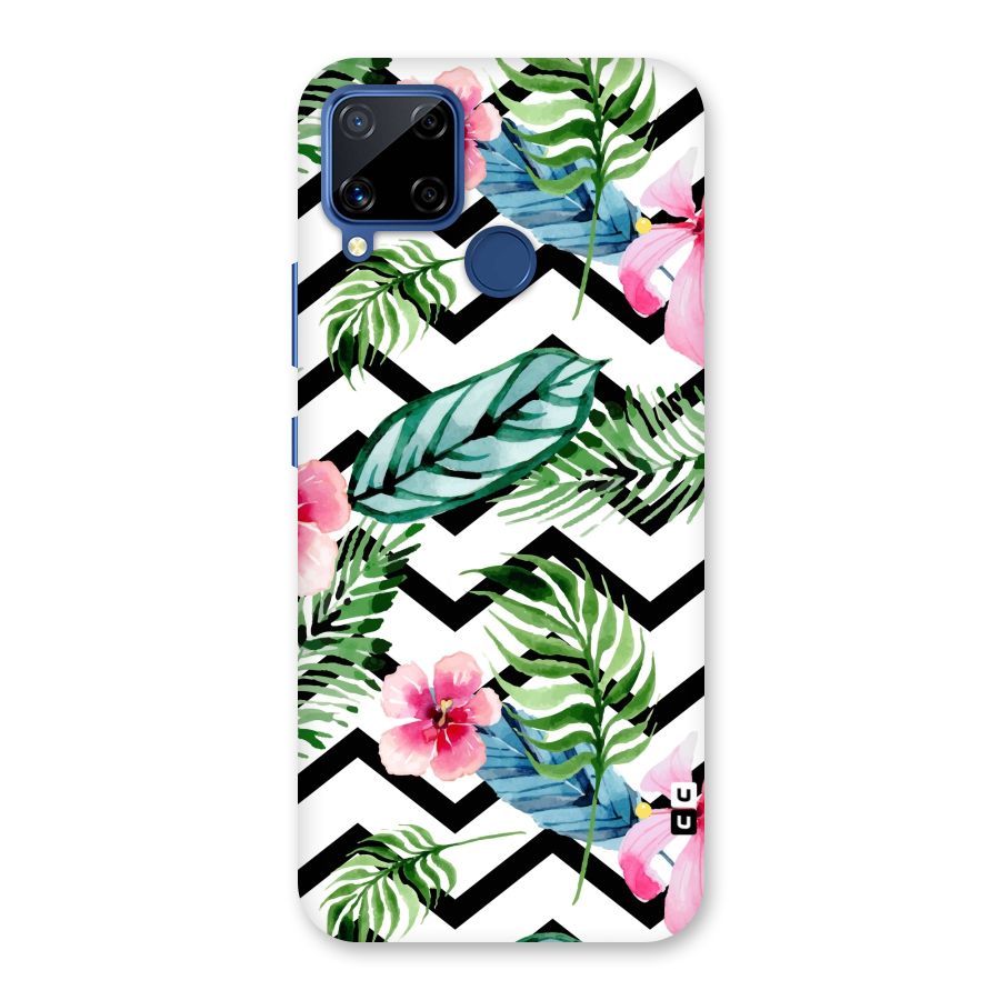 Modern Flowers Back Case for Realme C15