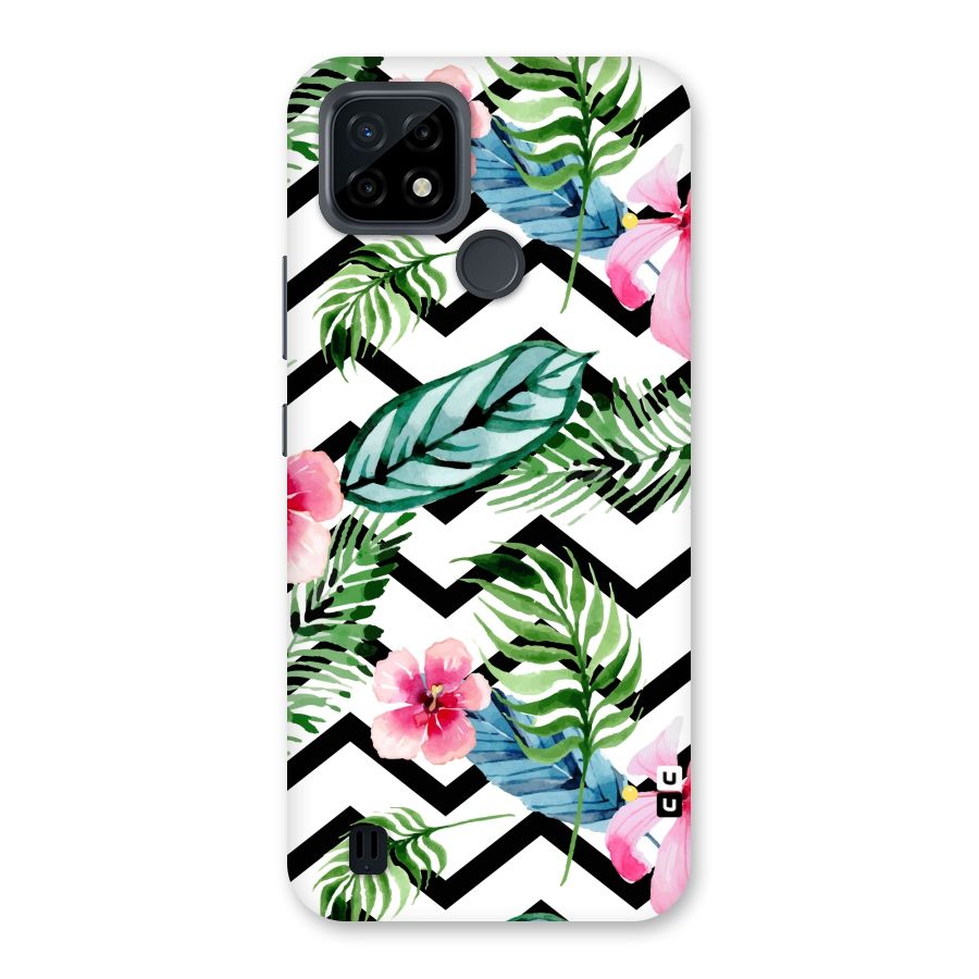 Modern Flowers Back Case for Realme C21