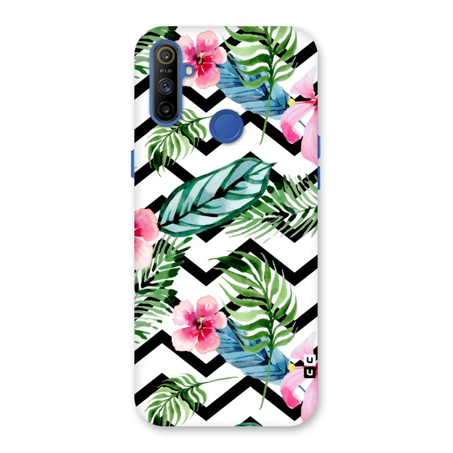 Modern Flowers Back Case for Realme Narzo 10A