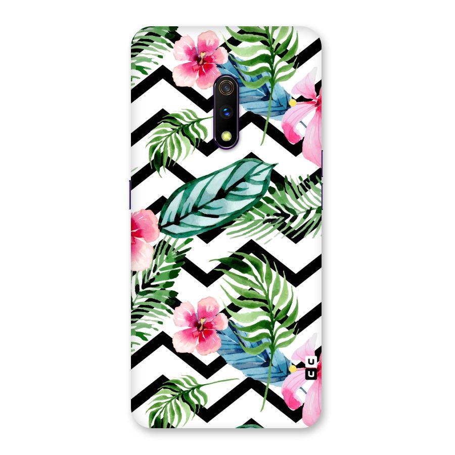 Modern Flowers Back Case for Realme X
