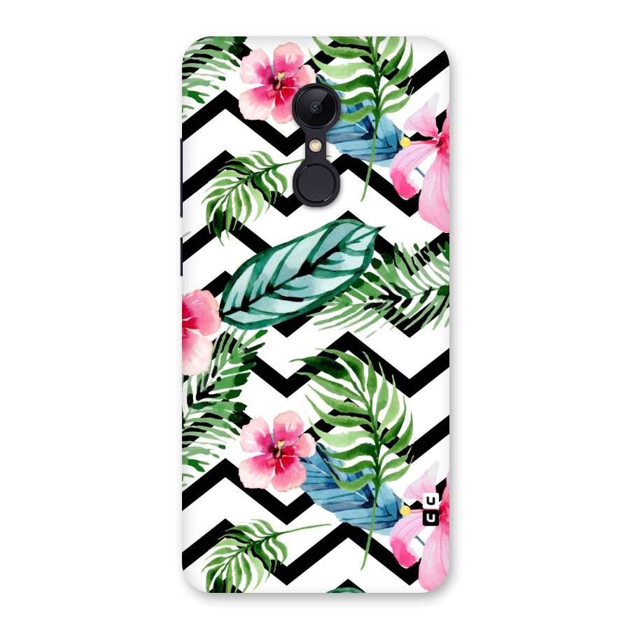 Modern Flowers Back Case for Redmi 5