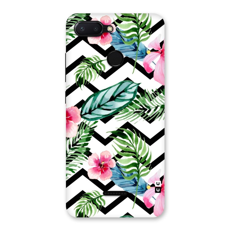 Modern Flowers Back Case for Redmi 6