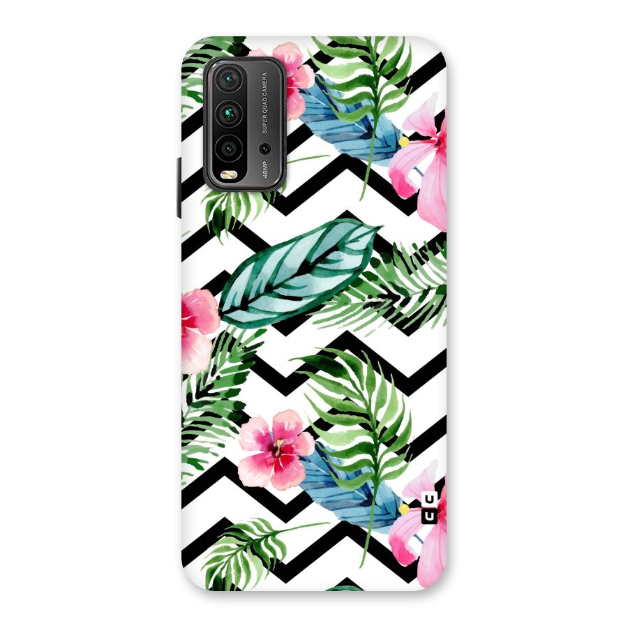 Modern Flowers Back Case for Redmi 9 Power