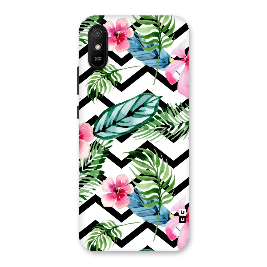 Modern Flowers Back Case for Redmi 9i