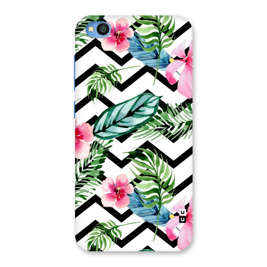 Modern Flowers Back Case for Redmi Go