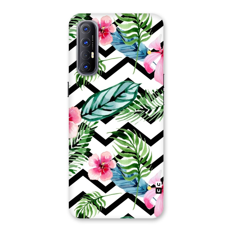 Modern Flowers Back Case for Reno3 Pro