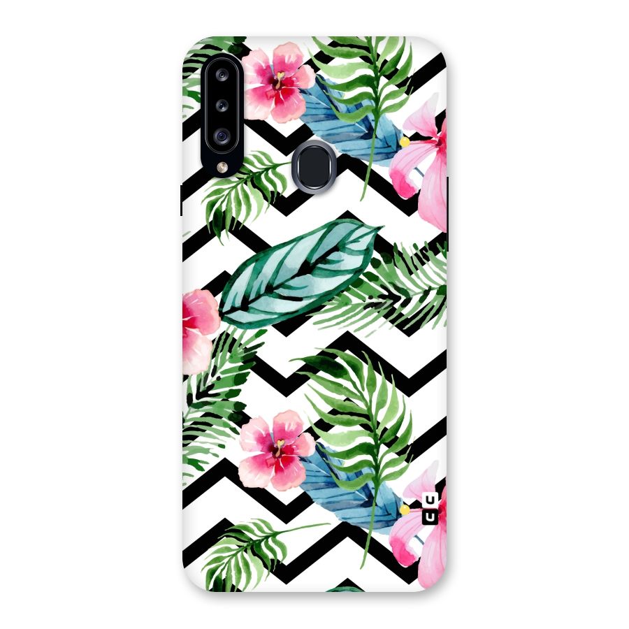 Modern Flowers Back Case for Samsung Galaxy A20s