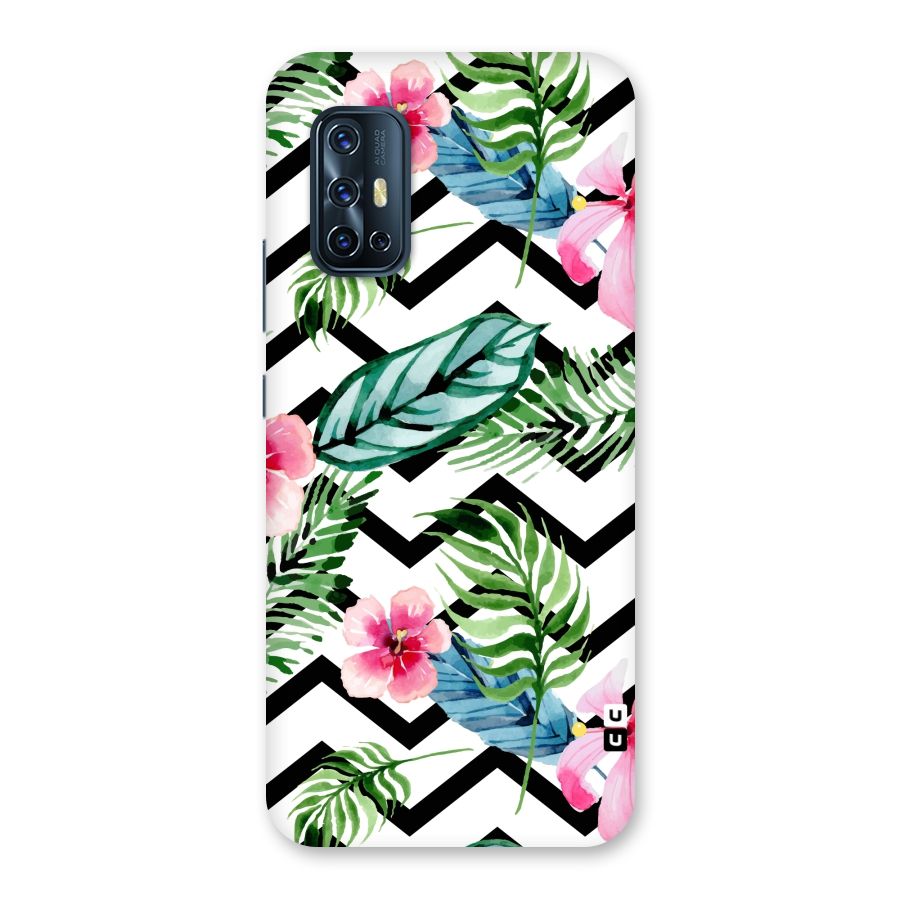 Modern Flowers Back Case for Vivo V17