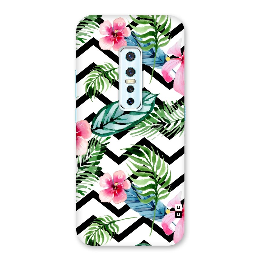 Modern Flowers Back Case for Vivo V17 Pro