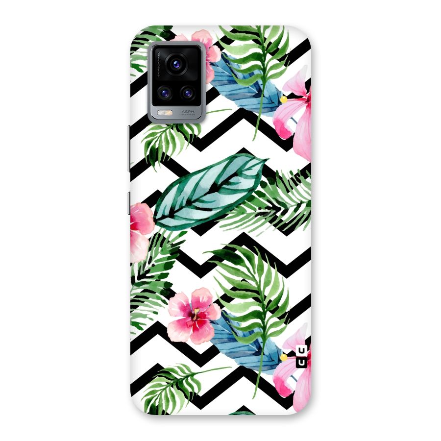 Modern Flowers Back Case for Vivo V20