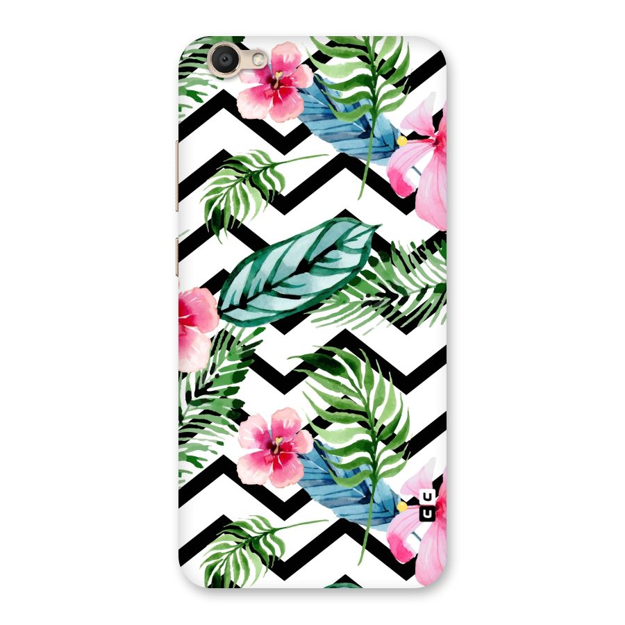 Modern Flowers Back Case for Vivo V5
