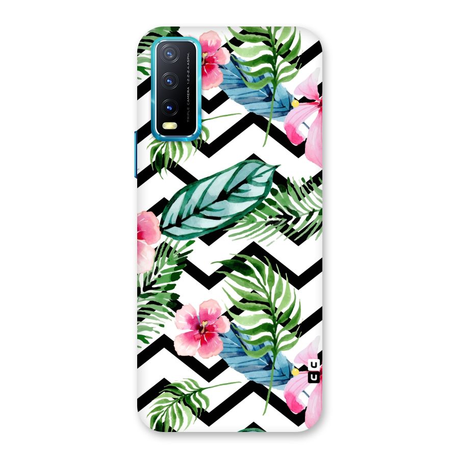 Modern Flowers Back Case for Vivo Y20G