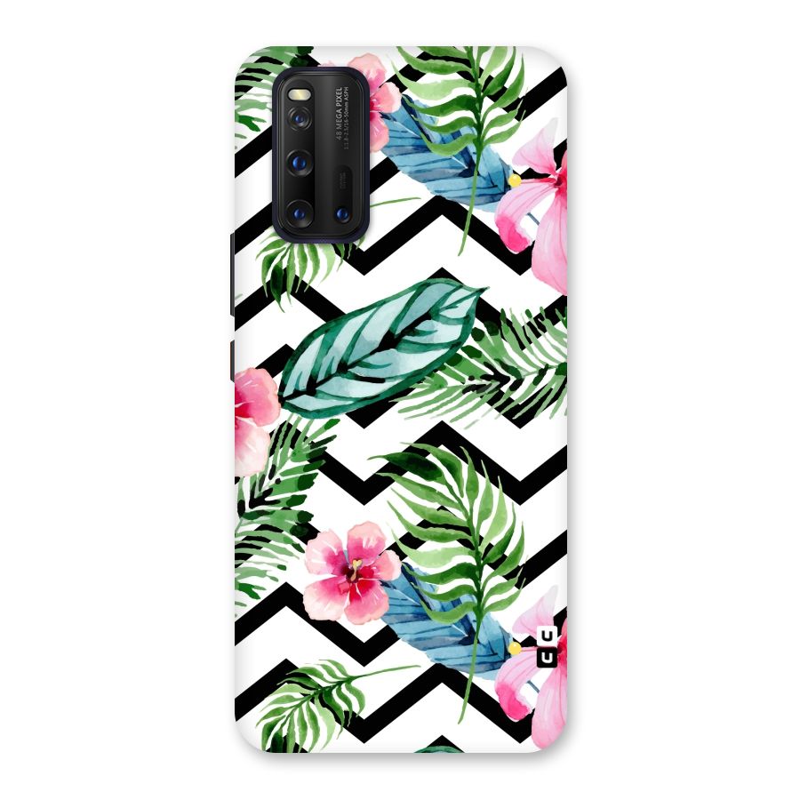 Modern Flowers Back Case for Vivo iQOO 3
