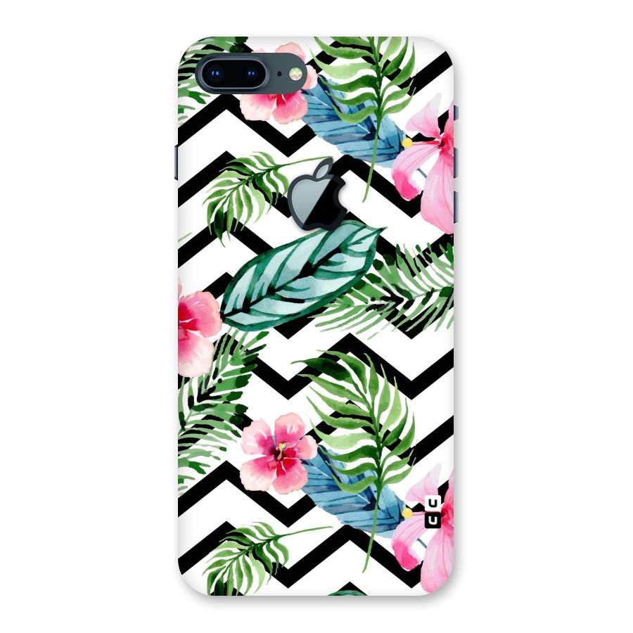 Modern Flowers Back Case for iPhone 7 Plus Apple Cut