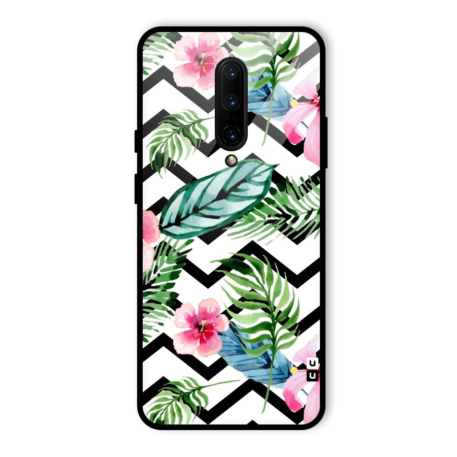 Modern Flowers Glass Back Case for OnePlus 7 Pro