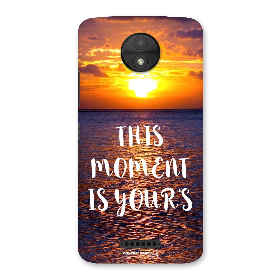 Moments Back Case for Moto C