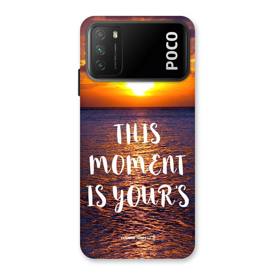 Moments Back Case for Poco M3