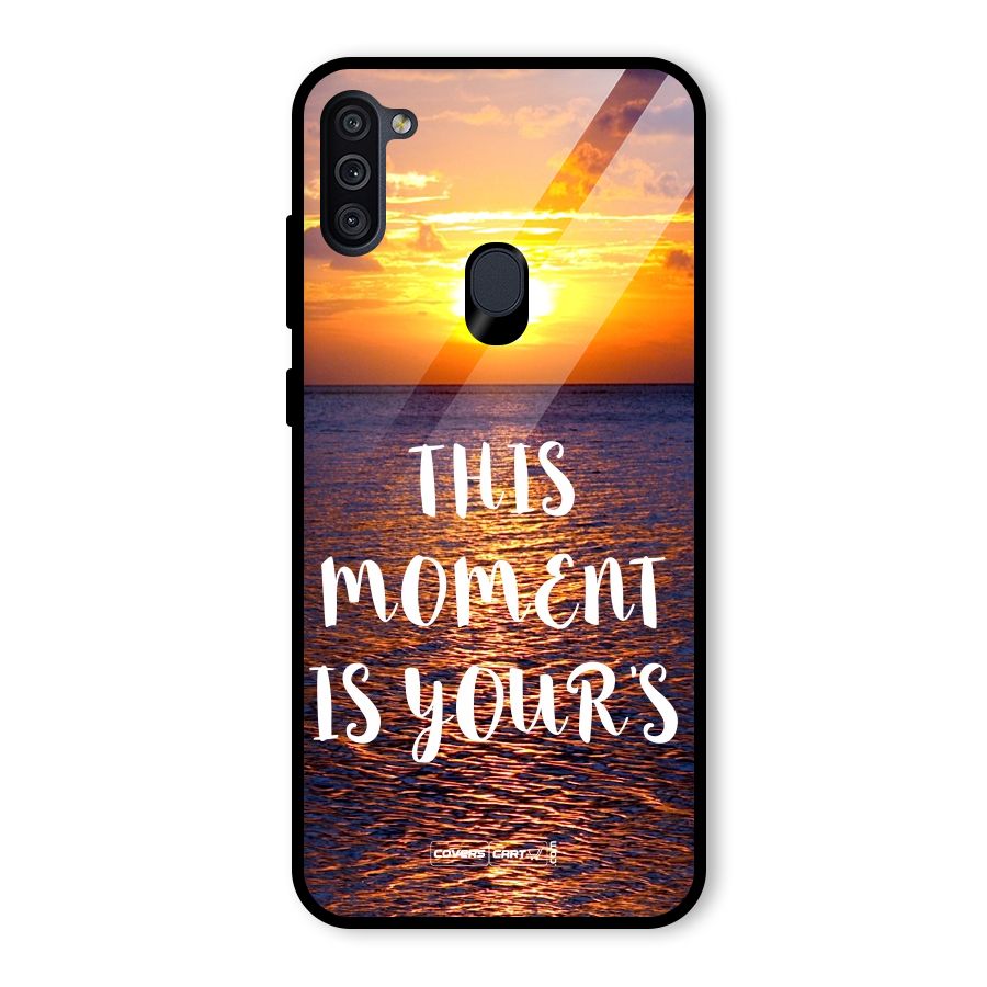 Moments Glass Back Case for Galaxy M11