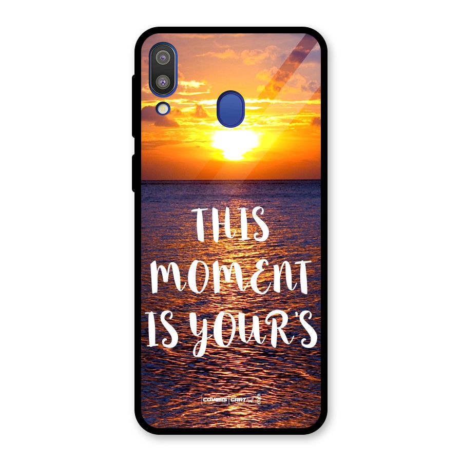 Moments Glass Back Case for Galaxy M20