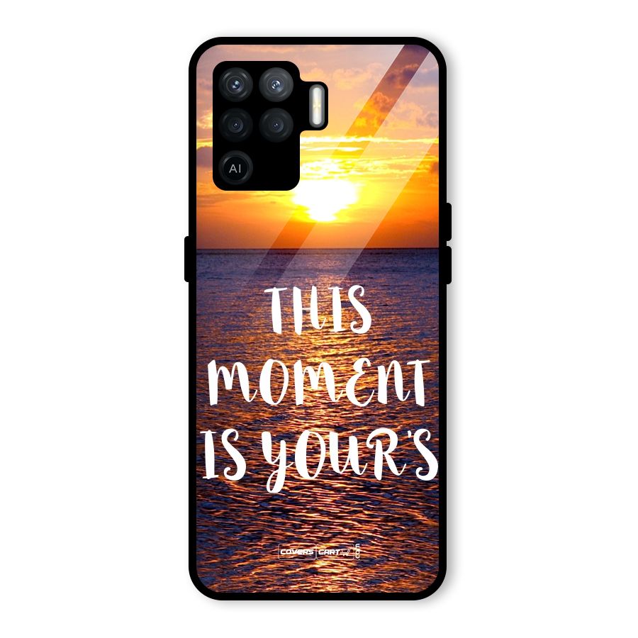 Moments Glass Back Case for Oppo F19 Pro