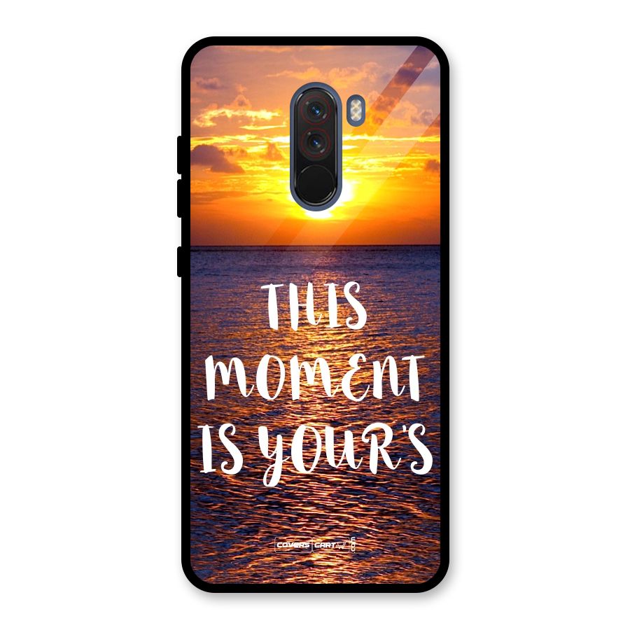 Moments Glass Back Case for Poco F1