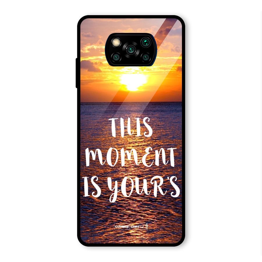 Moments Glass Back Case for Poco X3 Pro