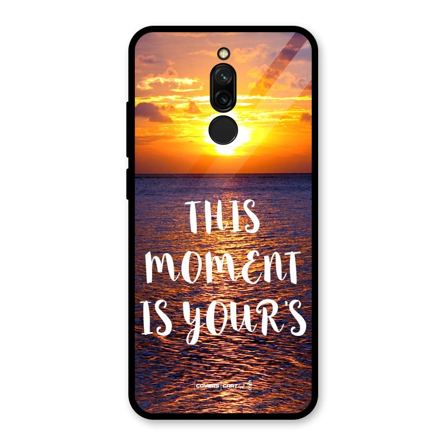Moments Glass Back Case for Redmi 8