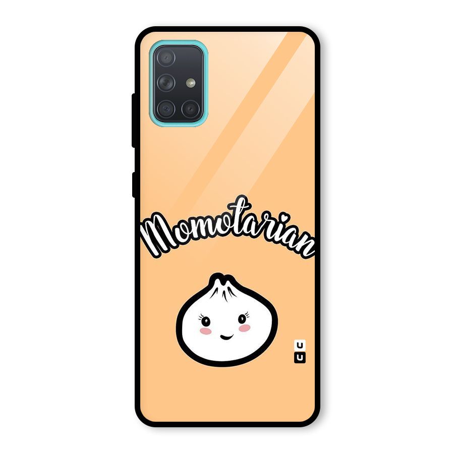 Momotarian Glass Back Case for Galaxy A71