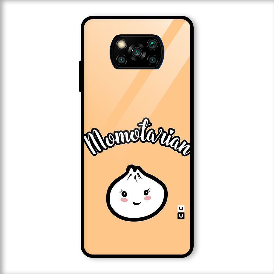 Momotarian Glass Back Case for Poco X3