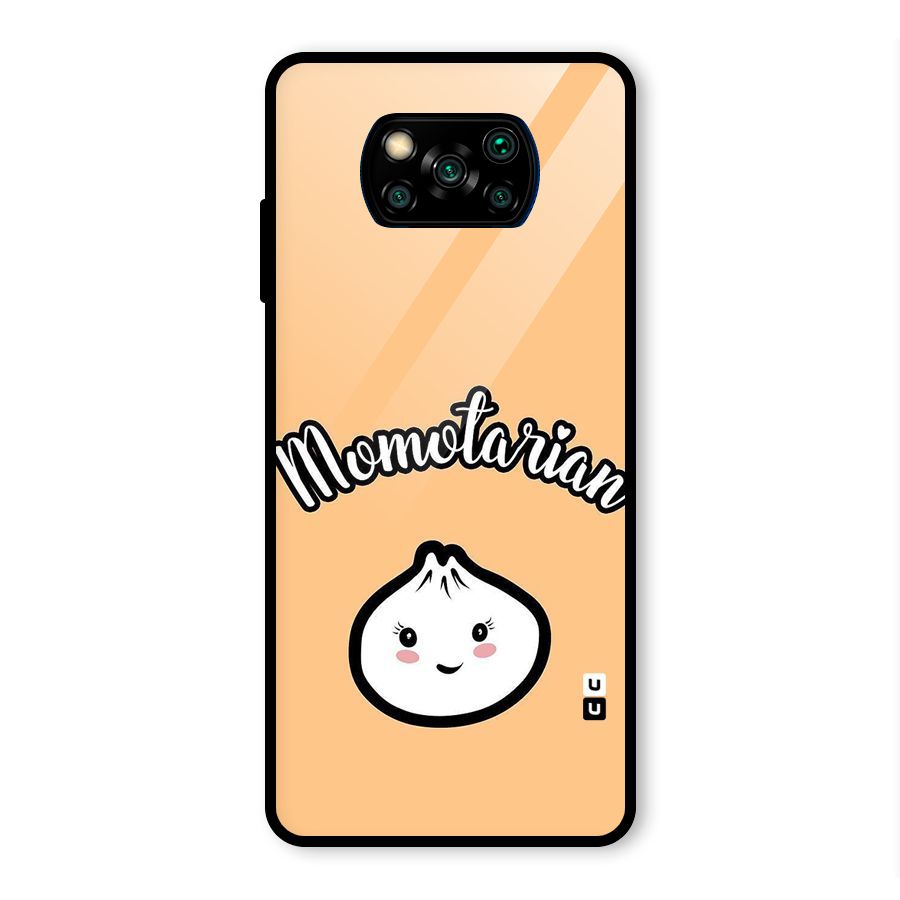 Momotarian Glass Back Case for Poco X3 Pro