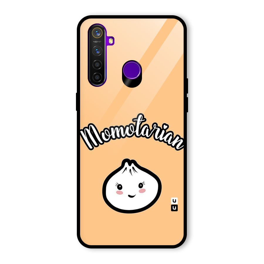 Momotarian Glass Back Case for Realme 5 Pro