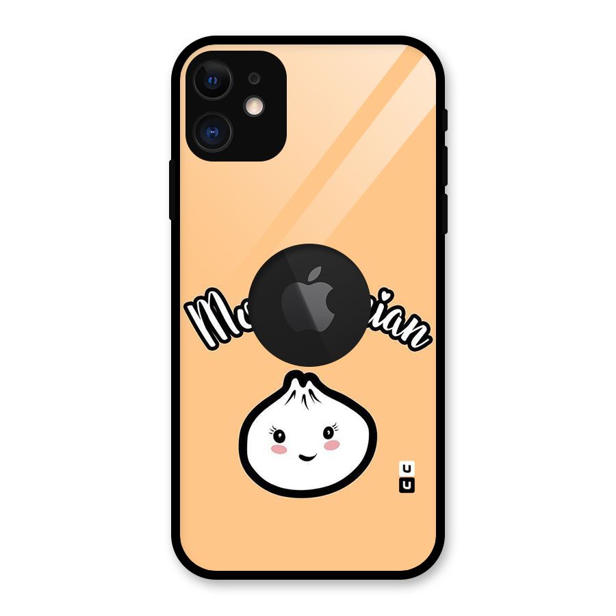 Momotarian Glass Back Case for iPhone 11 Logo Cut