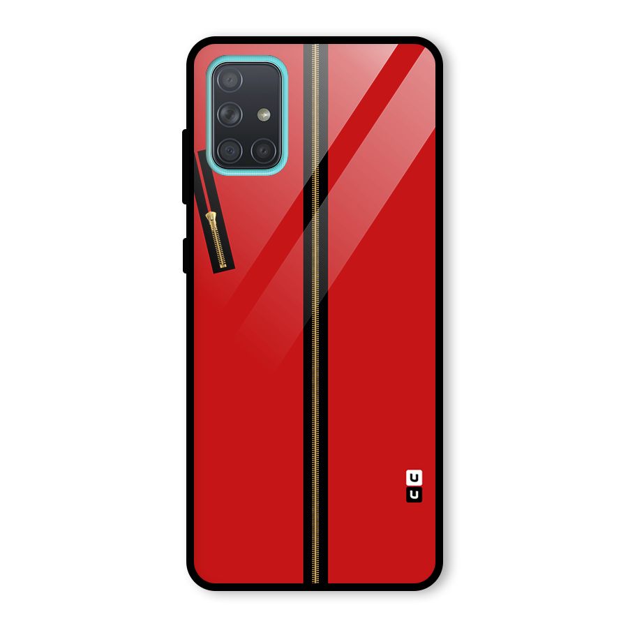 Money Heist Dress Code Minimalist Glass Back Case for Galaxy A71