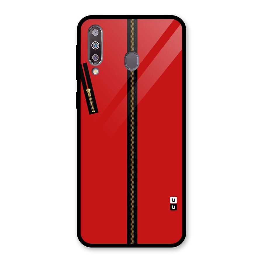 Money Heist Dress Code Minimalist Glass Back Case for Galaxy M30