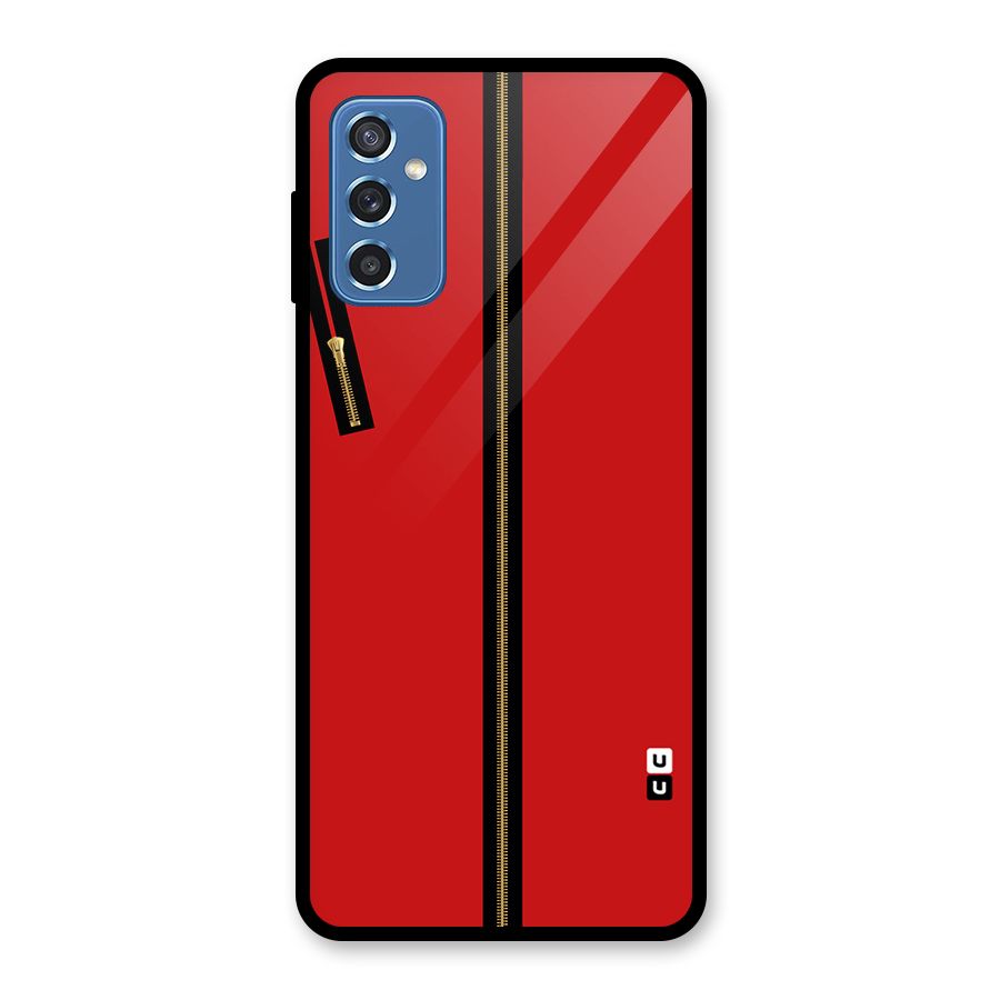 Money Heist Dress Code Minimalist Glass Back Case for Galaxy M52 5G